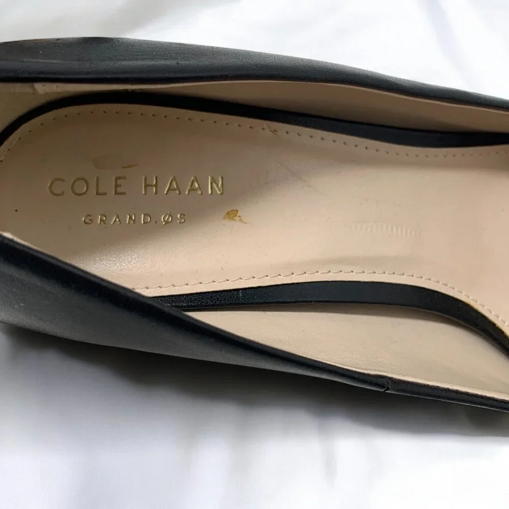 Cole Haan Women's Go-To Park Pumps Black Leather 3